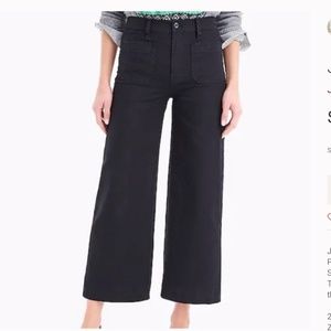 J.Crew Point Sur Wide Leg Crop Pant Size 25